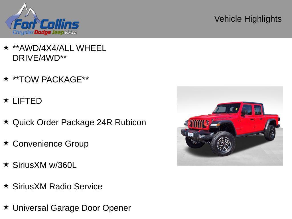 used 2024 Jeep Gladiator car, priced at $49,995