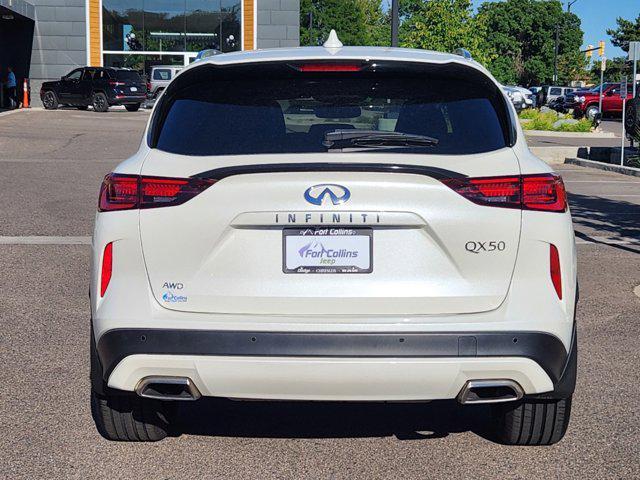 used 2022 INFINITI QX50 car, priced at $31,794