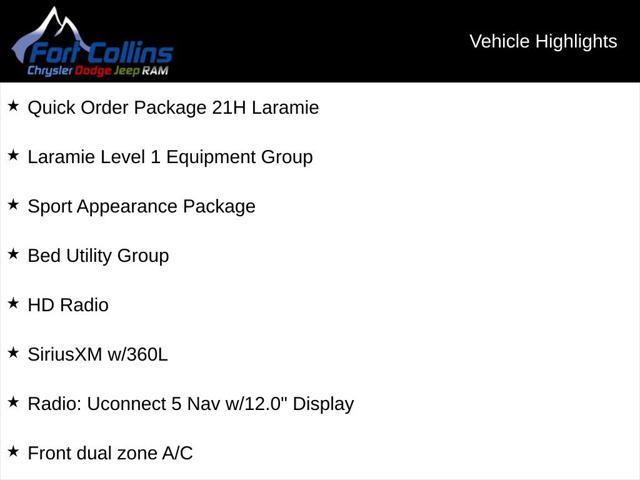 new 2025 Ram 1500 car, priced at $61,172