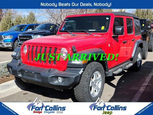 used 2018 Jeep Wrangler Unlimited car, priced at $23,294