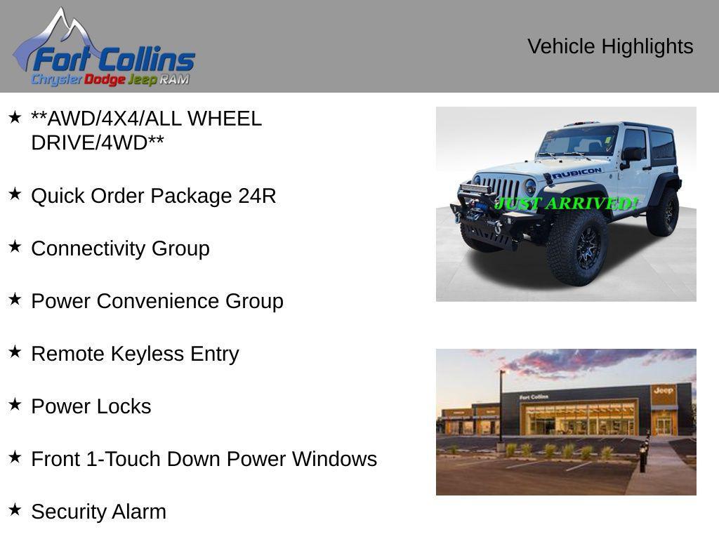 used 2015 Jeep Wrangler car, priced at $24,995