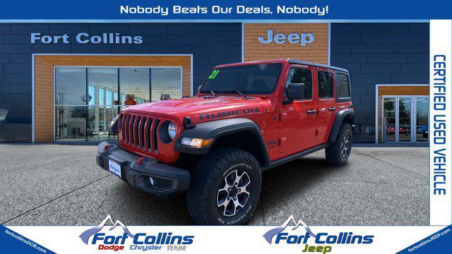 used 2021 Jeep Wrangler Unlimited car, priced at $41,294