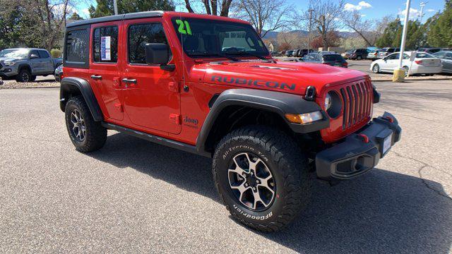 used 2021 Jeep Wrangler Unlimited car, priced at $42,294