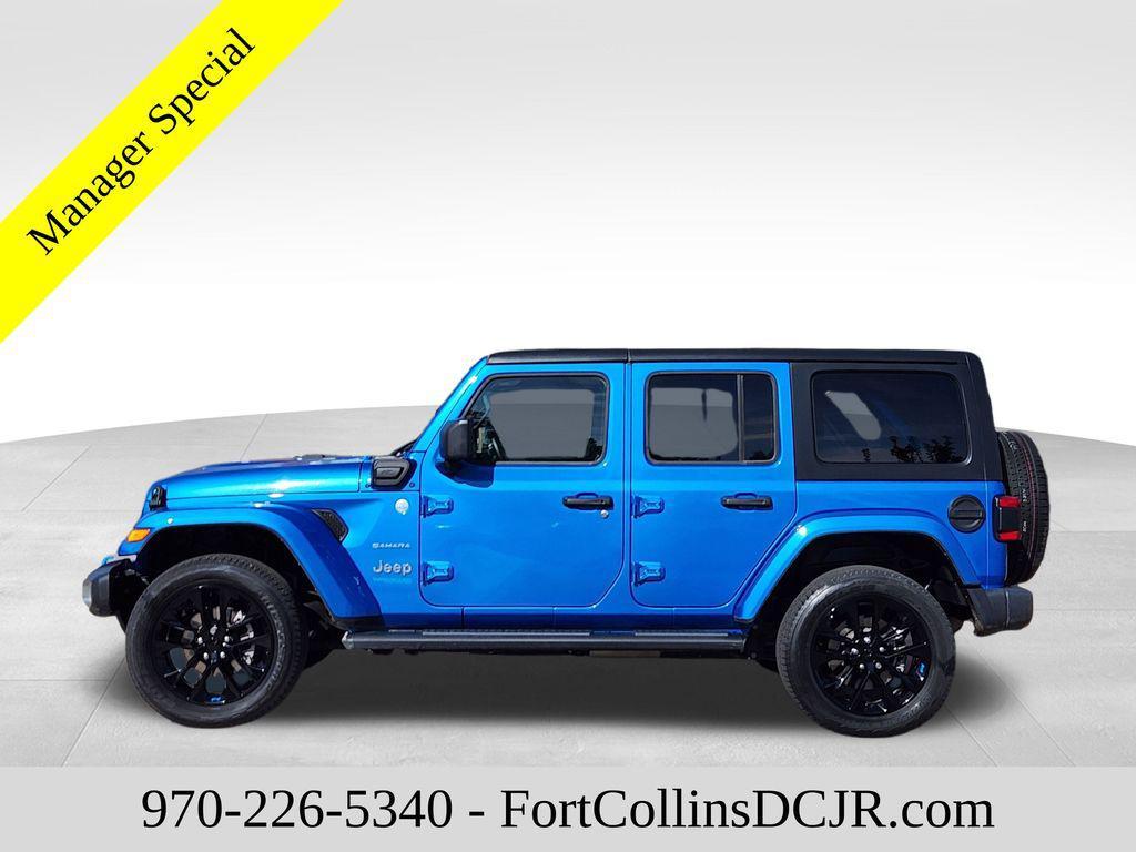 used 2022 Jeep Wrangler Unlimited 4xe car, priced at $33,995