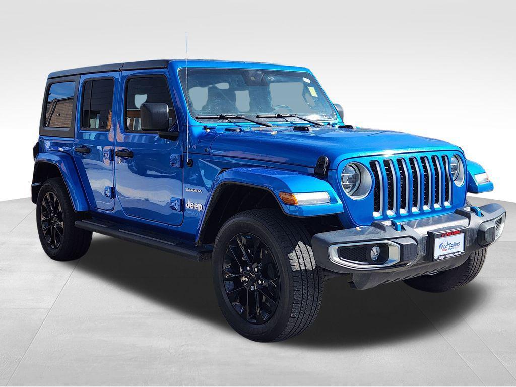 used 2022 Jeep Wrangler Unlimited 4xe car, priced at $33,995