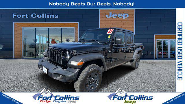 used 2021 Jeep Gladiator car, priced at $33,194