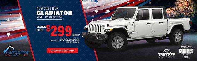 new 2024 Jeep Gladiator car, priced at $44,861