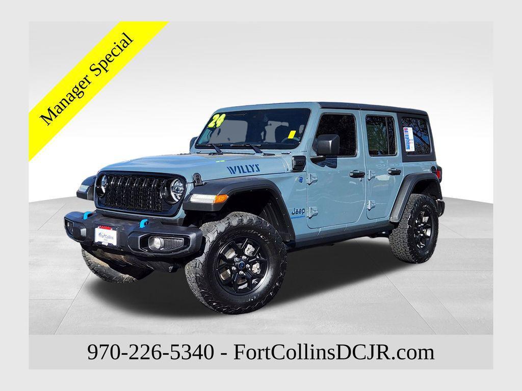 used 2024 Jeep Wrangler 4xe car, priced at $37,538