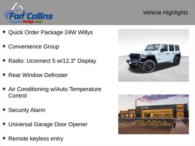 new 2025 Jeep Wrangler car, priced at $51,700