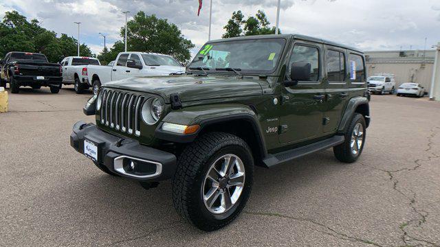 used 2021 Jeep Wrangler Unlimited car, priced at $37,194