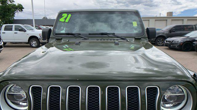 used 2021 Jeep Wrangler Unlimited car, priced at $37,194