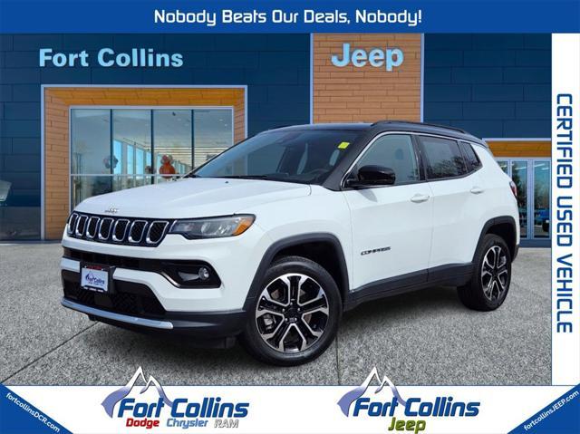 used 2023 Jeep Compass car, priced at $26,594