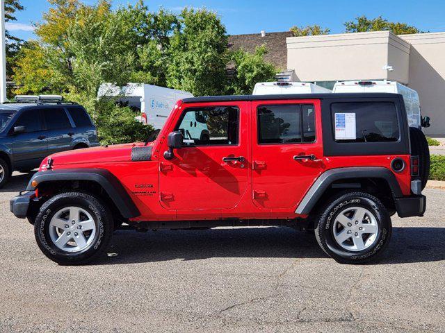 used 2016 Jeep Wrangler Unlimited car, priced at $19,494