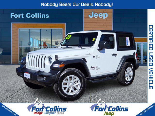 used 2023 Jeep Wrangler car, priced at $31,094