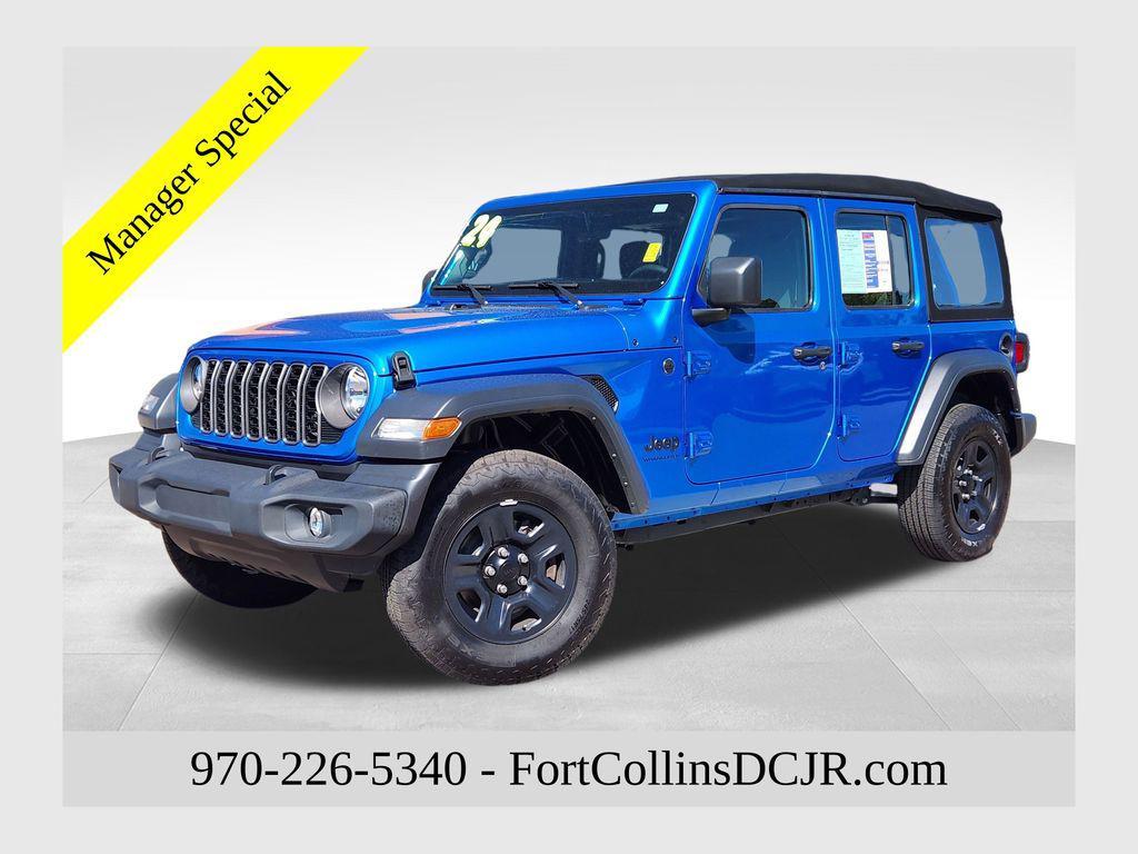 used 2024 Jeep Wrangler car, priced at $31,295