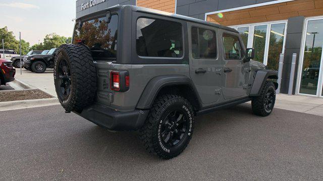 used 2021 Jeep Wrangler Unlimited car, priced at $35,294