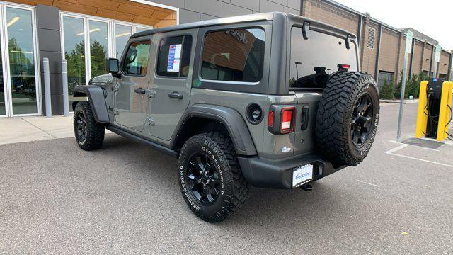 used 2021 Jeep Wrangler Unlimited car, priced at $35,294