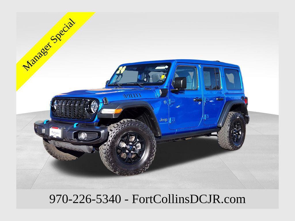 used 2024 Jeep Wrangler 4xe car, priced at $35,895
