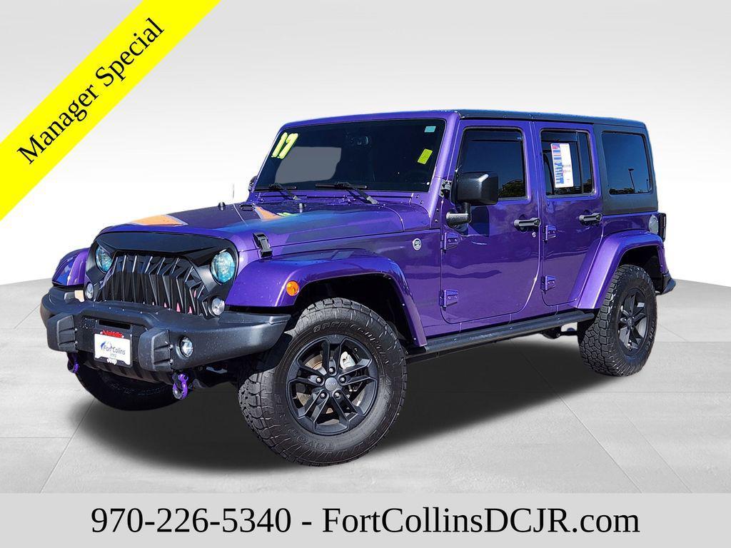 used 2017 Jeep Wrangler Unlimited car, priced at $26,495