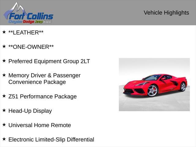 used 2022 Chevrolet Corvette car, priced at $77,995
