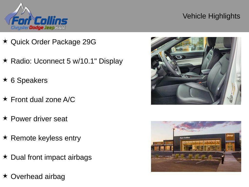 new 2025 Jeep Compass car, priced at $31,061