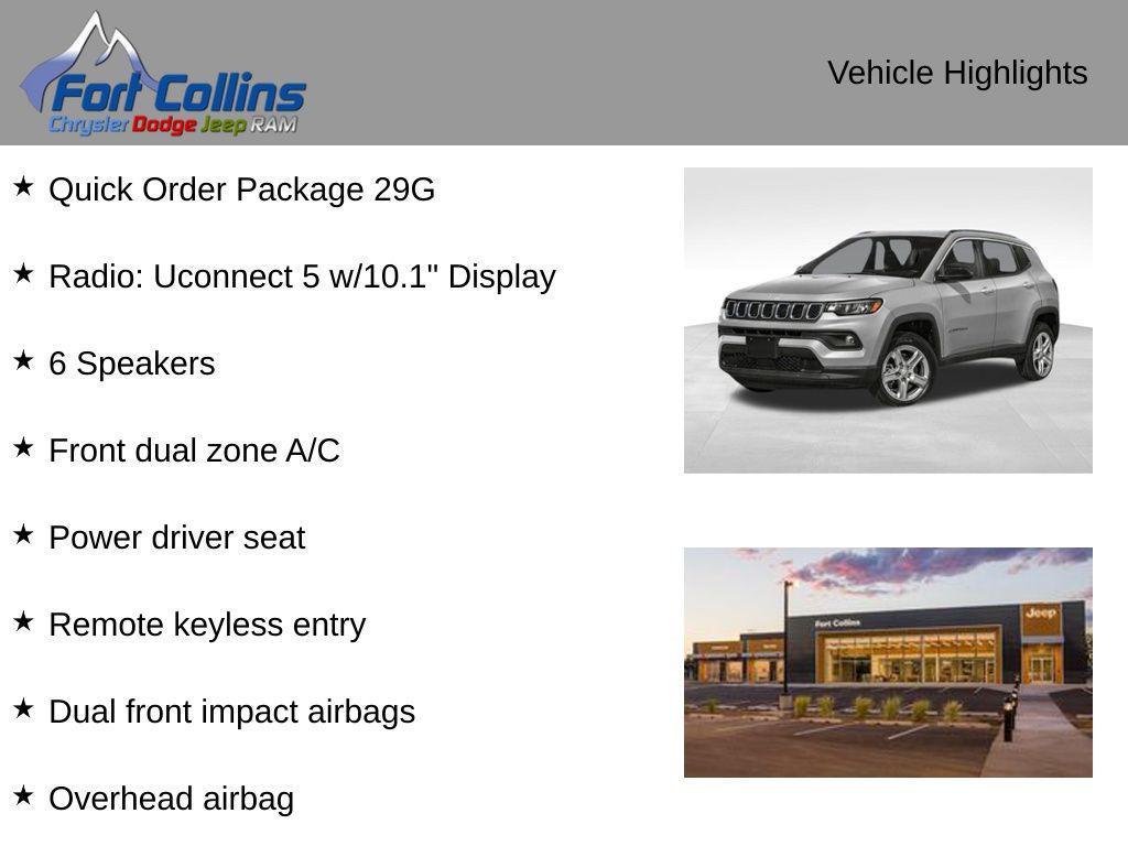 new 2025 Jeep Compass car, priced at $32,083