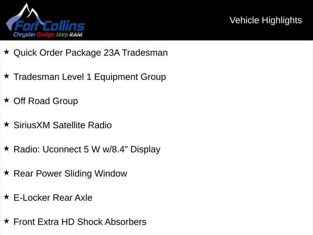 new 2025 Ram 1500 car, priced at $46,227