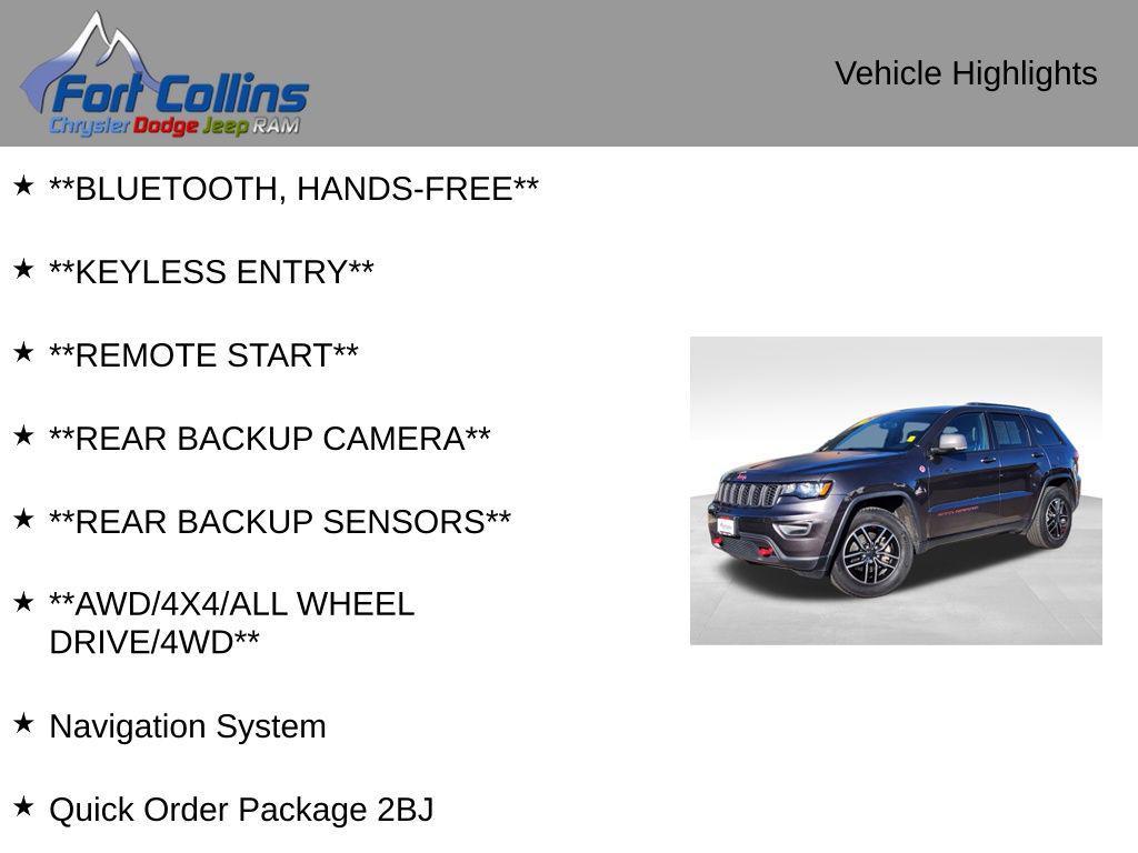 used 2019 Jeep Grand Cherokee car, priced at $21,695