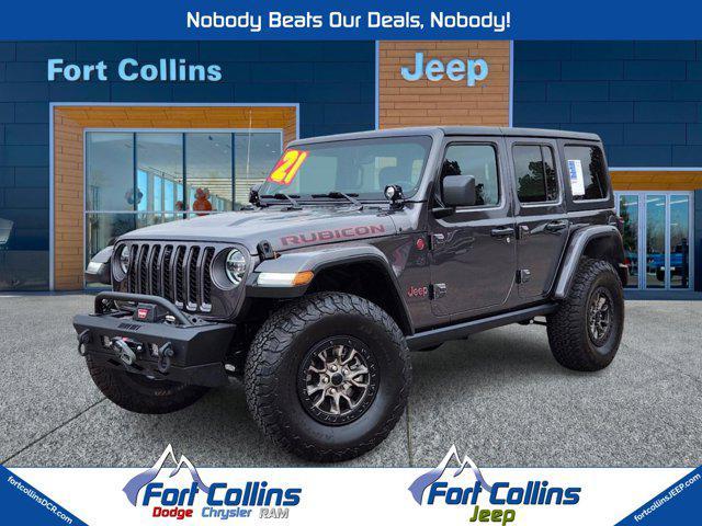 used 2021 Jeep Wrangler Unlimited car, priced at $44,294