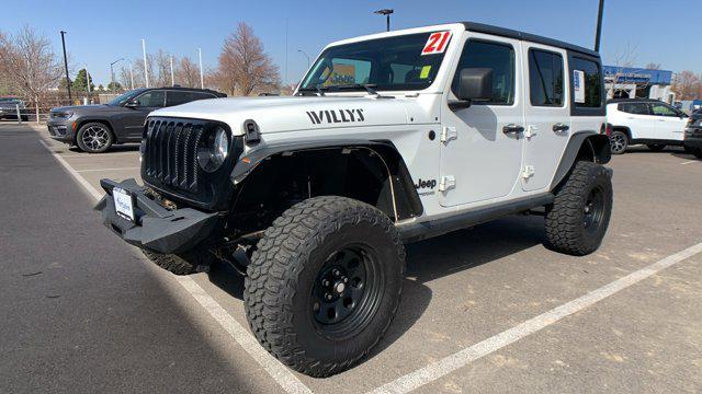 used 2021 Jeep Wrangler Unlimited car, priced at $34,495