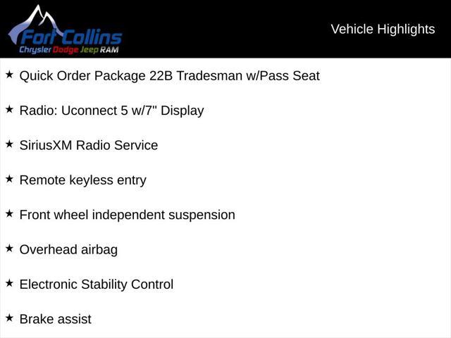 new 2025 Ram ProMaster 1500 car, priced at $46,683