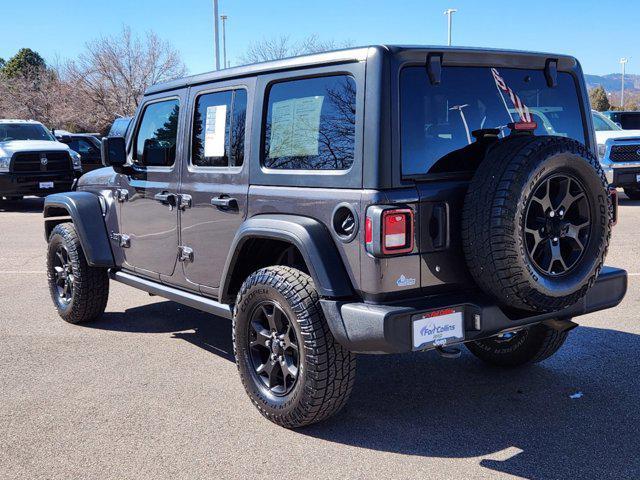 used 2020 Jeep Wrangler Unlimited car, priced at $26,794