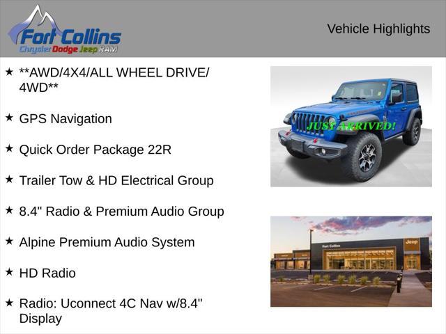 used 2021 Jeep Wrangler car, priced at $34,595