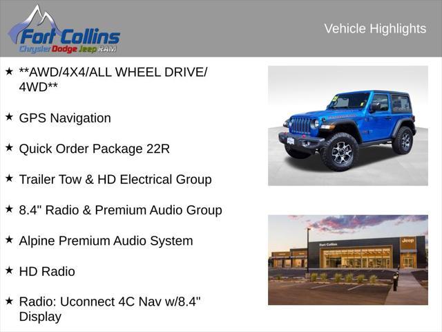 used 2021 Jeep Wrangler car, priced at $34,295