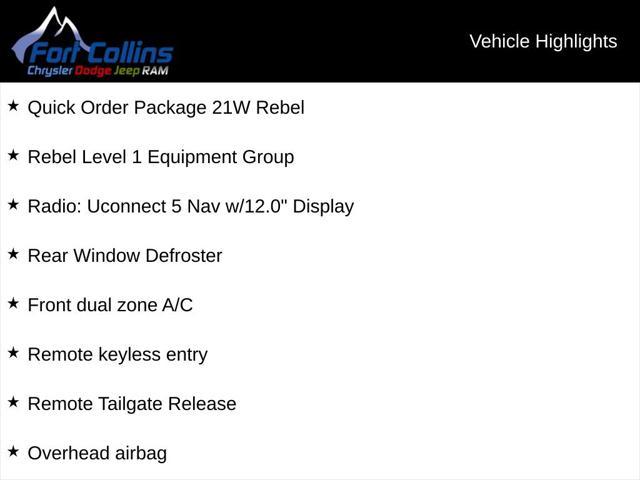 new 2025 Ram 1500 car, priced at $56,061
