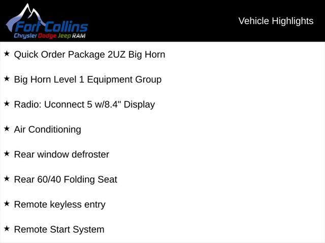 new 2025 Ram 2500 car, priced at $58,310