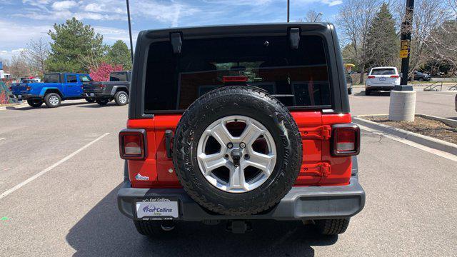 used 2020 Jeep Wrangler Unlimited car, priced at $34,194