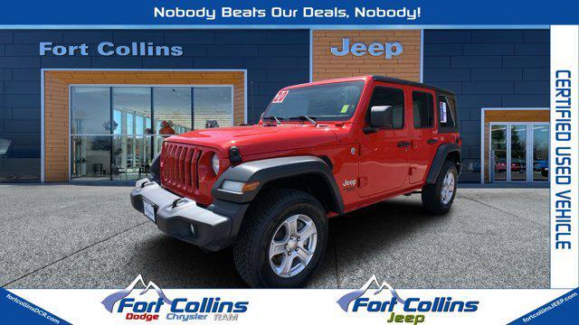 used 2020 Jeep Wrangler Unlimited car, priced at $33,494