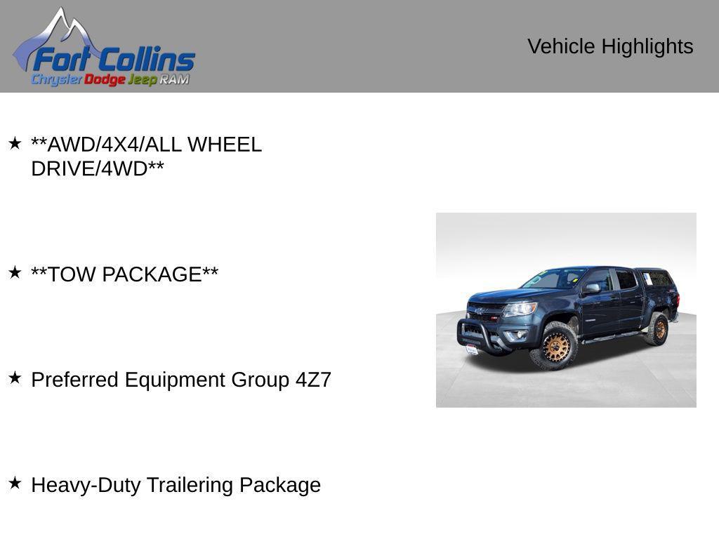 used 2017 Chevrolet Colorado car, priced at $21,070