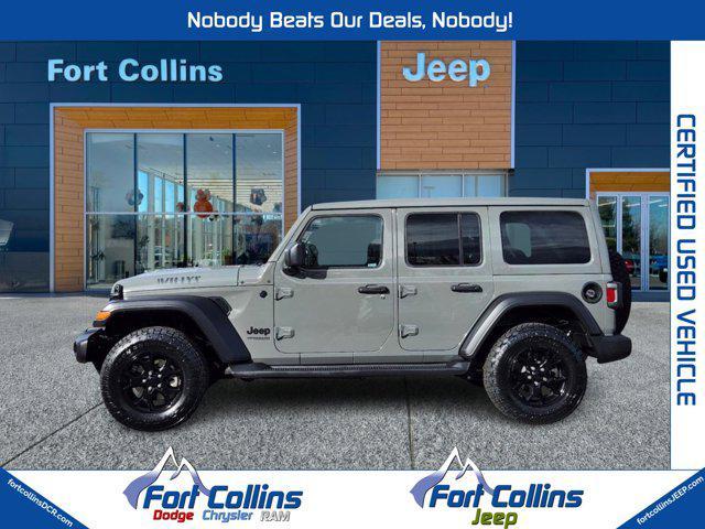 used 2021 Jeep Wrangler car, priced at $44,794