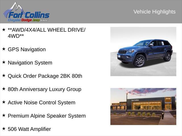 used 2021 Jeep Grand Cherokee car, priced at $31,295