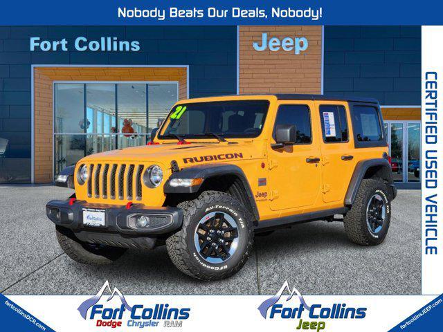 used 2021 Jeep Wrangler Unlimited car, priced at $39,794