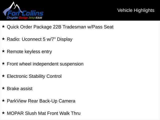 new 2025 Ram ProMaster 1500 car, priced at $46,683