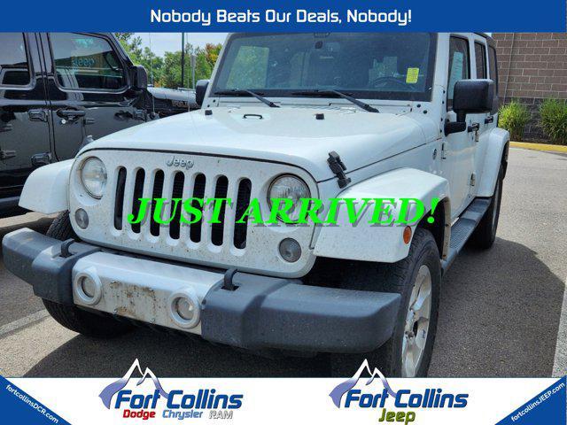 used 2015 Jeep Wrangler Unlimited car, priced at $23,794