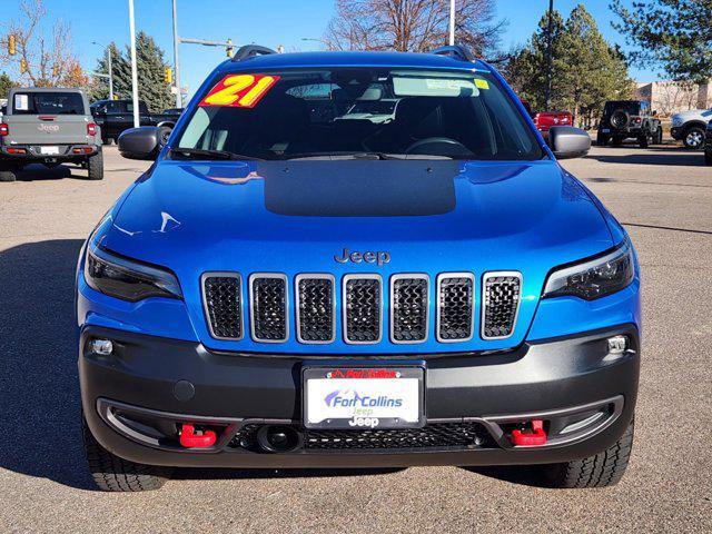 used 2021 Jeep Cherokee car, priced at $26,294