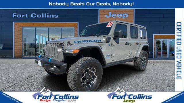 used 2021 Jeep Wrangler Unlimited car, priced at $44,094
