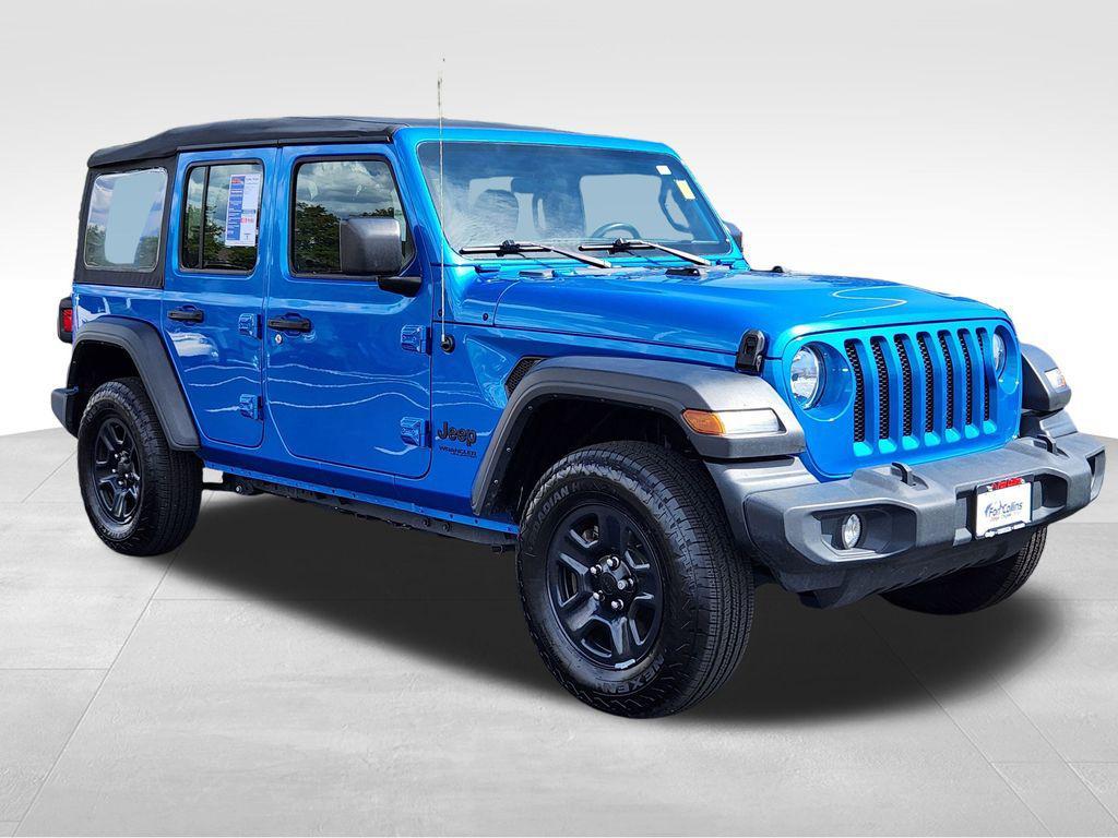 used 2022 Jeep Wrangler Unlimited car, priced at $27,495