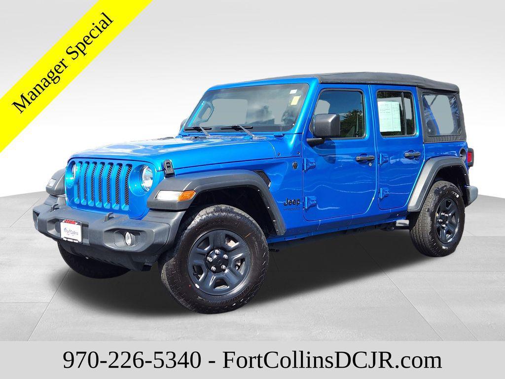 used 2022 Jeep Wrangler Unlimited car, priced at $28,495
