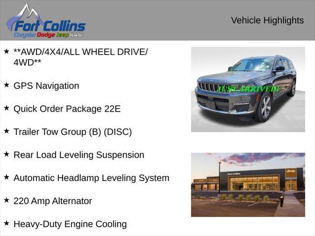 used 2021 Jeep Grand Cherokee L car, priced at $30,995