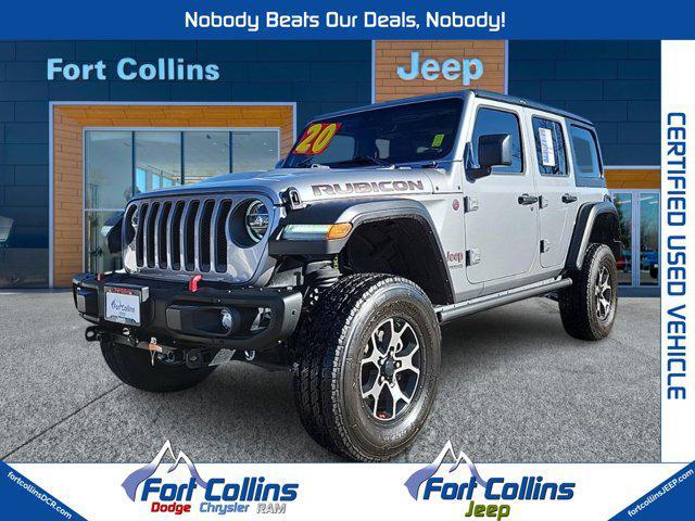 used 2020 Jeep Wrangler Unlimited car, priced at $42,794